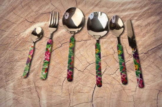 Complete elite ortho bloom cutlery set.